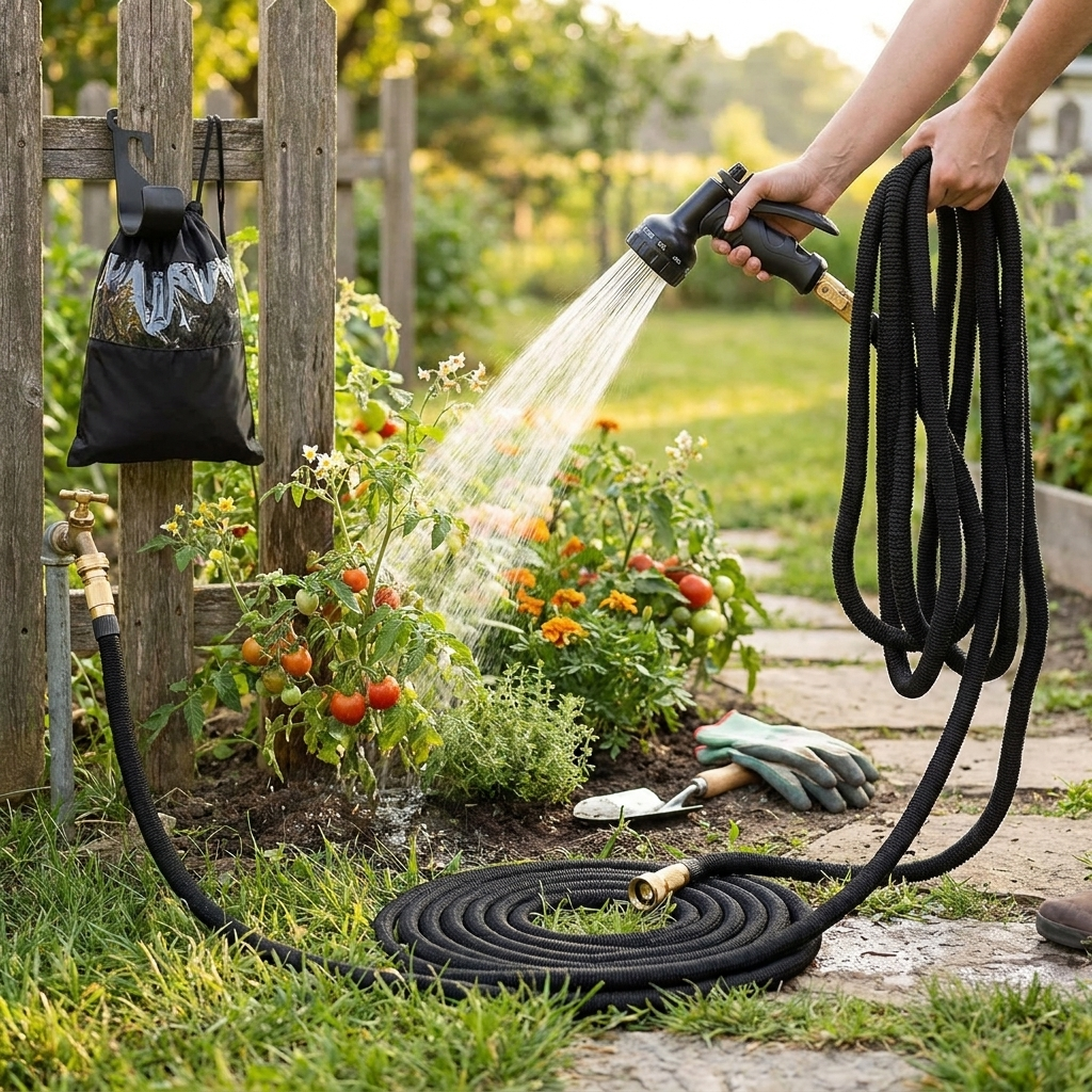 100FT Expandable Garden Water Hose lifestyle