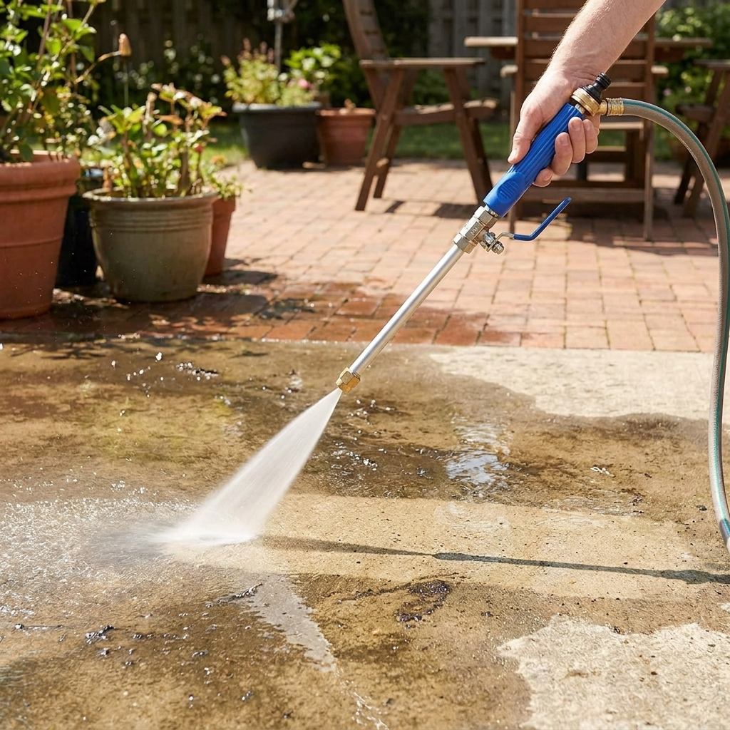 2-in-1 high-pressure cleaner lifestyle