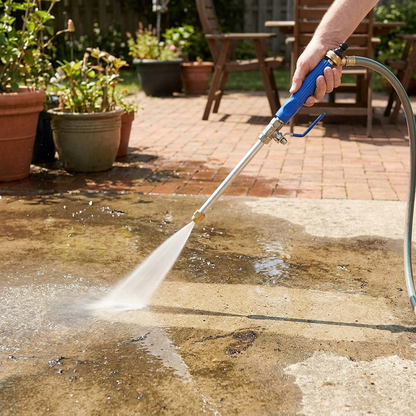 2-in-1 high-pressure cleaner lifestyle